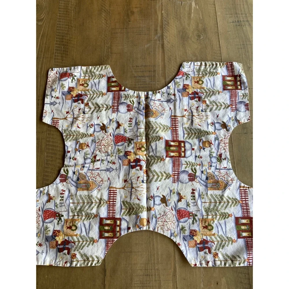 Handmade Holiday Bread Basket Liner Set 4p Easter Summer Autumn Christmas